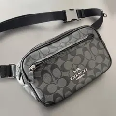 COACH エリアス ベルト バッグ・シグネチャー キャンバス