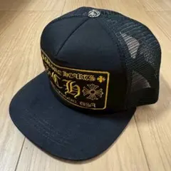 １点のみニット帽ビーニー帽子クロムロゴトラッカーキャップブラック