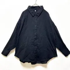 アダプトリテイリング ブラウス コットン 100 LL相当 オーバーサイズ 薄手