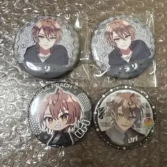 カラフルピーチ うり プレミアムピーチパーティ 缶バッジ ぷぴぱ