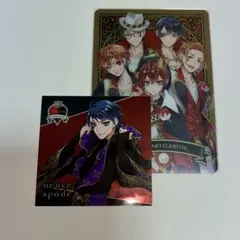 ツイステ メタルカード シール ステッカー ハーツラビュル デュース セット