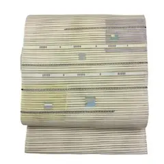新品❤正絹 絽 名古屋帯 9寸名古屋帯 新品 正絹 夏 絽 名古屋帯 八寸帯 絽つづれ 綴れ 未仕立て品 生成 藤