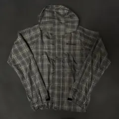 【希少】Columbia フード付きチェック柄マウンテンパーカー