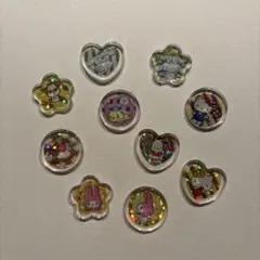 【正規品】おはじきシールフレーク イエロー系 おすそ分け