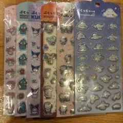 ★匿名発送★ぷくっとシール ★サンリオ★6種類セット売り