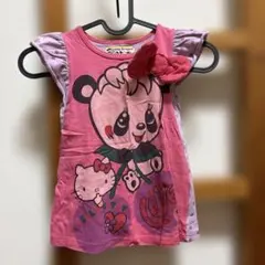 Grand Ground Tシャツ　100 キティちゃん　コラボ　パンダ　レアのサムネイル