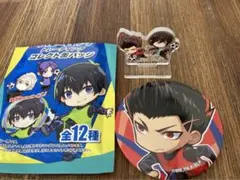 ブルーロック　馬狼　缶バッチ　ミニアクスタ