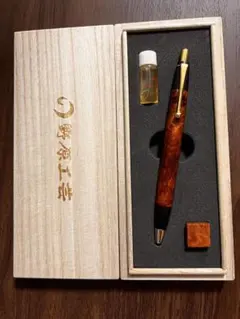 限定品】野原工芸 バーズアイ欅 ボールペン - メルカリ