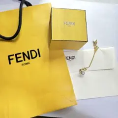 【FENDI】星座パールリボンネックレス　12月射手座