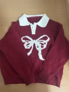 dazy ニット セーター ボルドー Lサイズ
