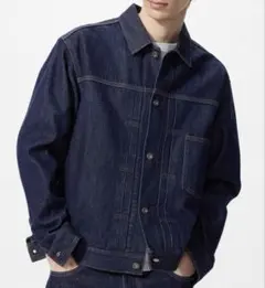 新品　ユニクロ　デニムトラッカージャケット
