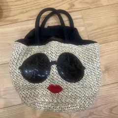 a-jolie サングラス刺繍 ハンドバッグ