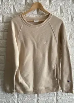 チャンピオン　リバースウィーブ　スウェット　トレーナー　ベージュ