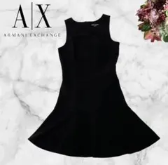 Armani Exchange 黒 ノースリーブ ワンピース Mのサムネイル