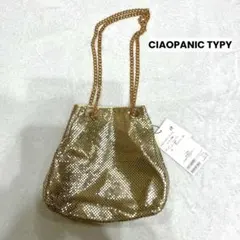 新品未使用　CIAOPANIC TYPY ゴールド　結婚式　パーティ　バック