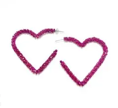 ハート ピアス(両耳用)