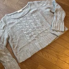 LOWRYSFARM  ケーブル編みニット