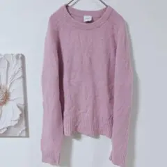 Spick & Span 薄手　長袖　セーター　ニット　パープルピンク