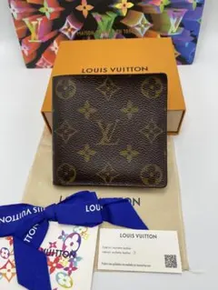 【美品】ルイヴィトン モノグラムグラフィット ポルトフォイユマルコ 二つ折り財布