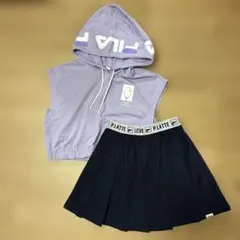 ピンクラテ×フィラ　パーカー　スカートセットアップ150