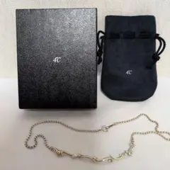 4℃ ネックレス シルバーカラー ボールチェーン