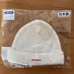 miki HOUSE ベビー帽子 ホワイト FREE 出産準備