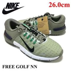 新品　NIKE　26㎝　ナイキ フリーゴルフ　NN　グリーン　スパイクレス 新品未使用】NIKE FREE GOLF NN ナイキ ゴルフ スパイクレス - メルカリ