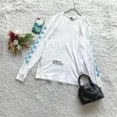 エイチアンドエム ロングTシャツ バックプリント XS 綿100% カジュアル
