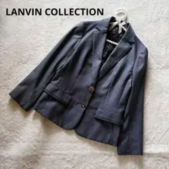 LANVIN COLLECTIONテーラードジャケットフォーマルオフィスシルク混のサムネイル