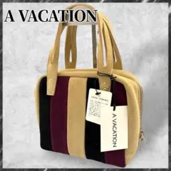A VACATION HAPPY スエード ミニバッグ ストライプ【新品タグ付】のサムネイル
