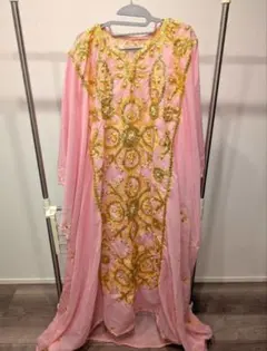 新品・試着のみ】ハリージドレス ピーコック赤 - メルカリ