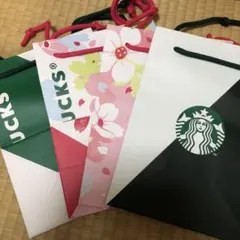スターバックス ショップ袋 4枚セット