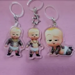 刺青 ボスベイビー♡ボスべ♡アクリルチャーム 3個セットのサムネイル