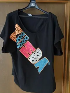 ズンバ　ブラック　半袖TシャツM/L