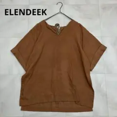 ELENDEEK エレンディーク 編み上げ シャツ ブラウス プルオーバーのサムネイル