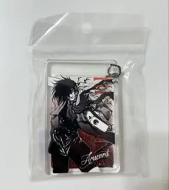 平野耕太大博覧會　　流れる赤いグリッター入アクリルキーホルダー　アーカード