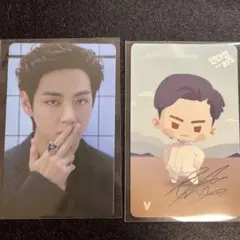 BTSテヒョン　Ｖ　proof トレカ　2枚セット②