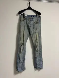 エレファントトライバルファブリックス　リーバイス501 ダメージフレアデニム