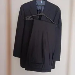 ネイビー チェック柄 スーツ