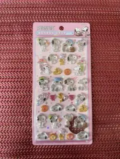 スヌーピー&きょうだいたち ボンボンドロップシール PEANUTS 正規品