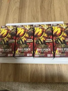 【新品・未開封】ワンピースカード　THE BEST 2　テープ付き　4ボックス