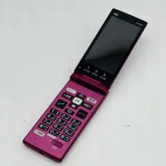 京セラ　KYF38 ピンク 折りたたみ携帯電話 本体　かんたんケータイ