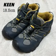 KEEN キーン キッズ ハイキング トレッキング ブーツ 18.5 ネイビー