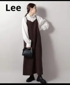 Lee リラックスワイドサロペットスカート　コーデュロイ ジャンパースカート