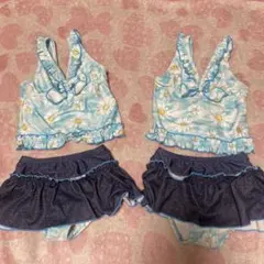 子供用水着110cm×2セット ツインズ 双子