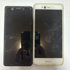 ジャンク品 Sony Xperiaとdocomo arrows 2台セット