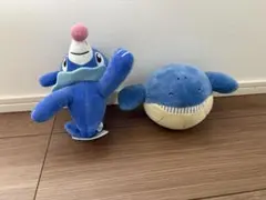 ポケットモンスター　ぬいぐるみ　ホエルコ、アシマリ