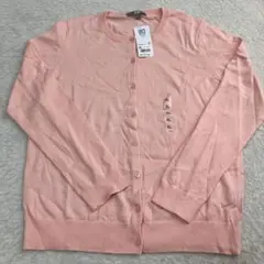 タグ付き　ユニクロ　UVカット　長袖カーディガン　XL ピンク