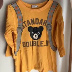 DOUBLE.B クマイラスト 長袖カットソー