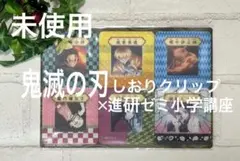未使用・未開封★鬼滅の刃+しおりクリップ+進研ゼミ+炭治郎+善逸+しのぶ+義勇